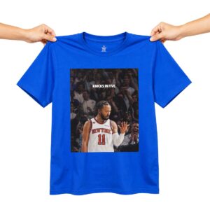 2026 Jalen Brunson Knicks In Five Shirt 4
