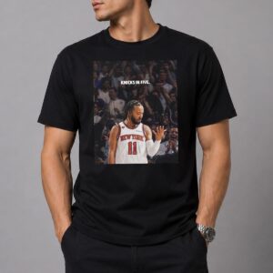 2026 Jalen Brunson Knicks In Five Shirt 1