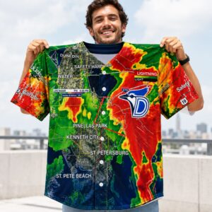 Dunedin Blue Jays Rain Delay Baseball Jersey 3
