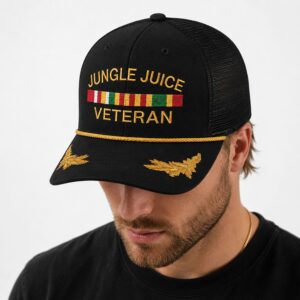 Jungle Juice Veteran Trucker Hat 2
