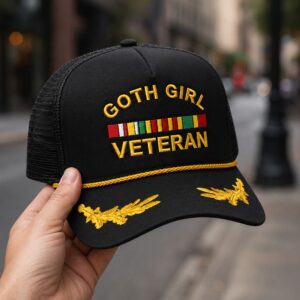 Goth Girl Veteran Hat 2