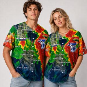 Dunedin Blue Jays Rain Delay Baseball Jersey 2