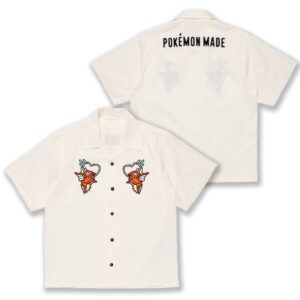 Jin BTS Pokemon Made Button Shirt 2