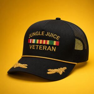 Jungle Juice Veteran Trucker Hat 3