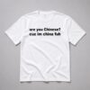 Are You Chinese Cuz Im China Fuh Shirt 1