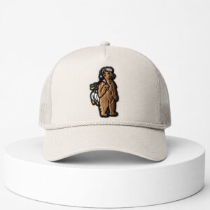2026 Morgan Wallen Norris Bear White Trucker Hat 4