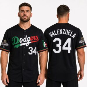 Dodgers Mexico Valenzuela World Series Champions Jersey 2026 1