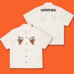 Jin BTS Pokemon Made Button Shirt