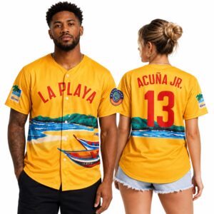 2026 Ronald Acuna Jr La Playa Beach Jersey 1