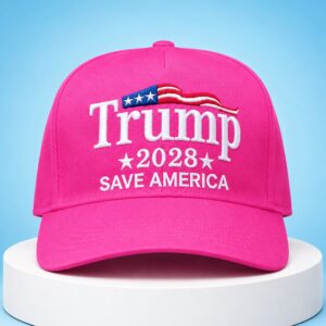 Trump 2028 Save America Pink Hat 3