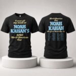 Noah Kahan 2026 I Went Off My Meds At The Great Divide Tour Shirt