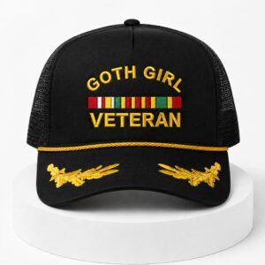 Goth Girl Veteran Hat 4
