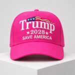 Trump 2028 Save America Pink Hat