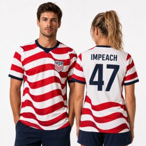 World Cup 2026 USA Soccer Impeach 47 Jersey 2