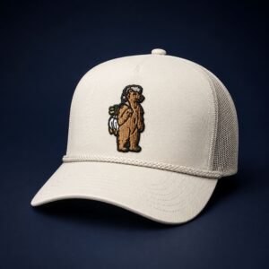 2026 Morgan Wallen Norris Bear White Trucker Hat 3