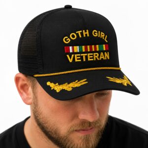 Goth Girl Veteran Hat 3