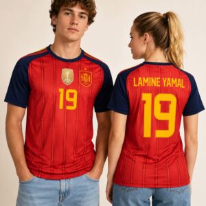 2026 FIFA World Cup Lamine Yamal Spain 2 Stars Jersey 7 2026 FIFA World Cup Lamine Yamal Spain 2 Stars Jersey 4