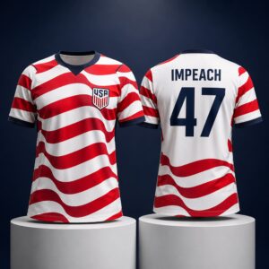 World Cup 2026 USA Soccer Impeach 47 Jersey 1