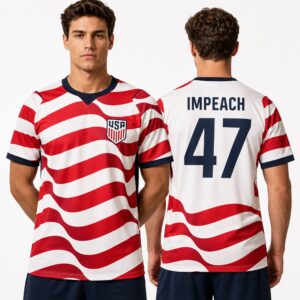 World Cup 2026 USA Soccer Impeach 47 Jersey 4