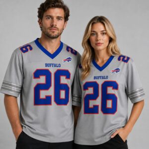2026 Bills Gray Alternate Jersey 4