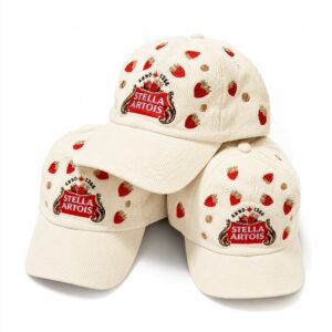 2026 Stella Artois Strawberry Corduroy Hat