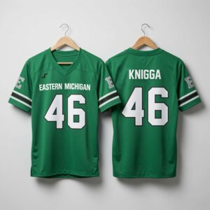 2026 Noah Knigga Eastern Michigan Jersey 6 Noah Knigga Eastern Michigan Jersey 2026 3