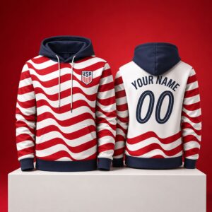 2026 World Cup USMNT Stripe Hoodie