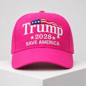 Trump 2028 Save America Pink Hat 1