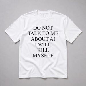 Ayo Edebiri Do Not Talk To Me About AI I Will Kill Myself Shirt 10