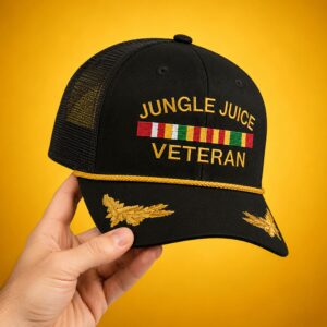 Jungle Juice Veteran Trucker Hat 1