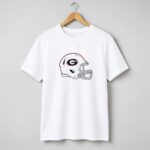 2026 Georgia Bulldogs Helmet Whiteout T-Shirt
