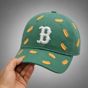 2026 Red Sox Hot Dog Hat Green 2