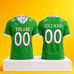 2026 Tulane Green Wave City Edition Mardi Gras Jersey