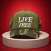 Josh Howerton Live Free Camo Hat 3