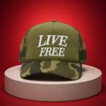 Josh Howerton Live Free Camo Hat