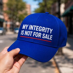 My Integrity Is Not For Sale Hat 34