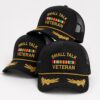 Small Talk Veteran Trucker Hat 1