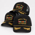 Small Talk Veteran Trucker Hat