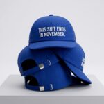 This Shit Ends In November Blue Hat