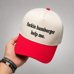 Fuckin Hamburger Help Me Hat 1