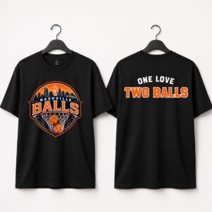 One Love Two Balls Nashville Balls Team Shirt 2