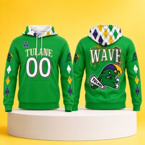 Tulane Green Wave Mardi Gras Hoodie 2026