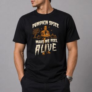 Frankenstein Monster Pumpkin Spice Make Me Feel Alive Shirt 3