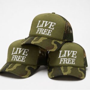 Josh Howerton Live Free Camo Hat