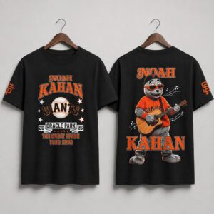 2026 Noah Kahan SF Giants Oracle Park Shirt 3