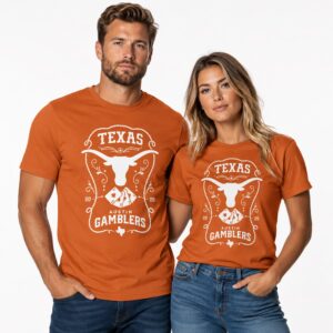 Austin Gamblers Texas Longhorn Shirt 2