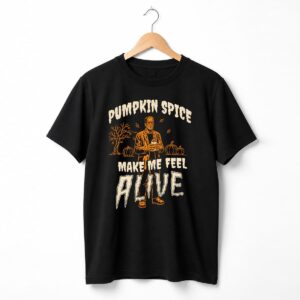 Frankenstein Monster Pumpkin Spice Make Me Feel Alive Shirt 2