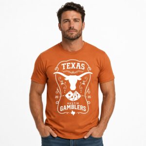 Austin Gamblers Texas Longhorn Shirt 4