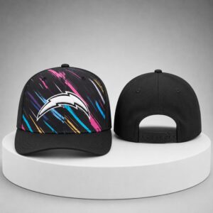 2026 Chargers Crucial Catch Cancer Interception Hat 1