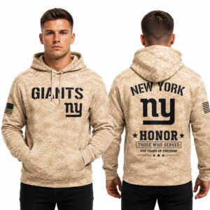 Giants USA 250 Veterans Day Camo Hoodie